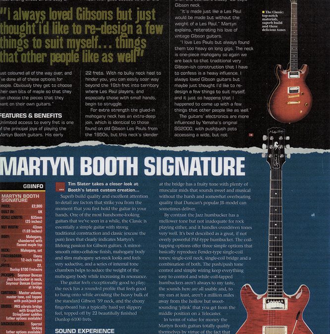 Martyn Booth Signature Review – Guitar Buyer Magazine