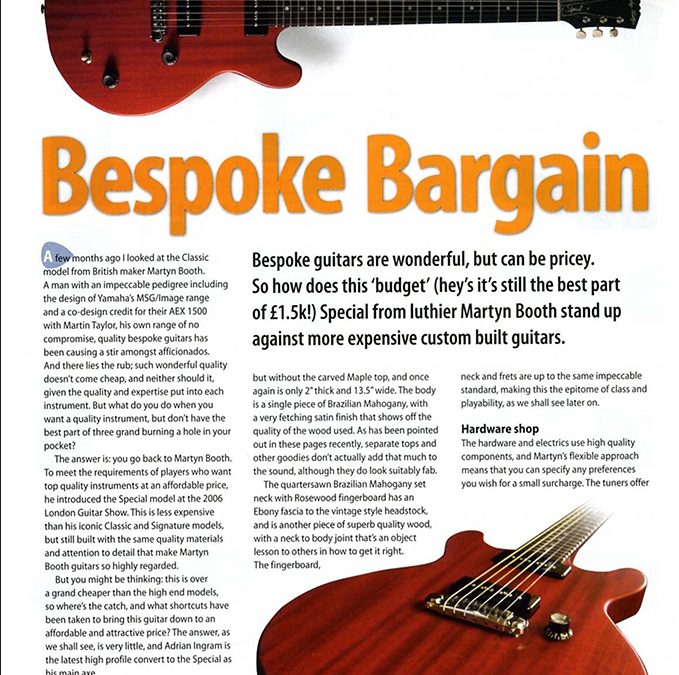 Martyn Booth Special Review – Music Mart 2006
